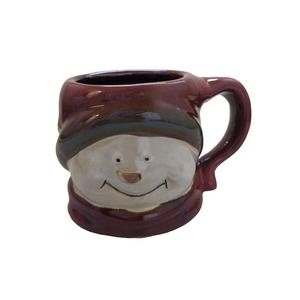Snowman Holiday Cocoa Coffee Mug Target 2010 Stoneware 16 oz